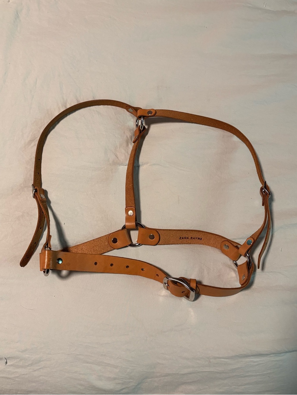 Zana Bayne leather underbust harness